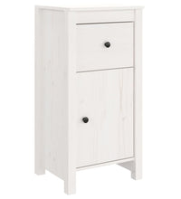 Sideboards 2 Stk. Weiß 40x35x80 cm Massivholz Kiefer