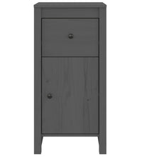 Sideboards 2 Stk. Grau 40x35x80 cm Massivholz Kiefer