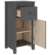 Sideboards 2 Stk. Grau 40x35x80 cm Massivholz Kiefer