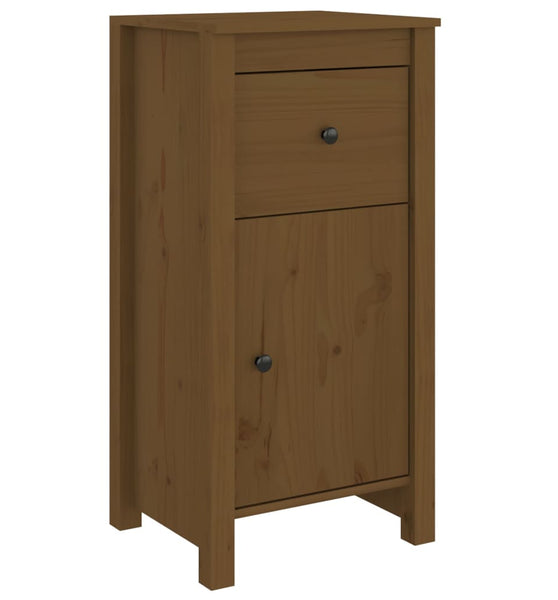 Sideboard Honigbraun 40x35x80 cm Massivholz Kiefer
