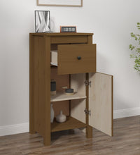 Sideboard Honigbraun 40x35x80 cm Massivholz Kiefer