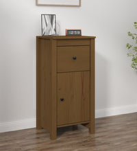 Sideboard Honigbraun 40x35x80 cm Massivholz Kiefer