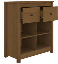 Sideboard Honigbraun 70x35x80 cm Massivholz Kiefer