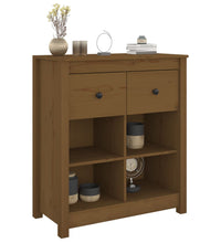 Sideboard Honigbraun 70x35x80 cm Massivholz Kiefer