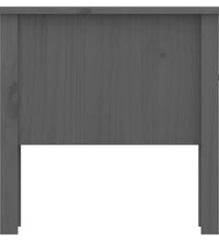 Beistelltisch Grau 50x50x49 cm Massivholz Kiefer