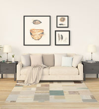 Beistelltische 2 Stk. Grau 50x50x49 cm Massivholz Kiefer
