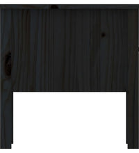 Beistelltische 2 Stk. Schwarz 50x50x49 cm Massivholz Kiefer
