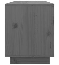 TV-Schrank Grau 74x35x44 cm Massivholz Kiefer