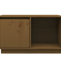 TV-Schrank Honigbraun 74x35x44 cm Massivholz Kiefer