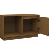 TV-Schrank Honigbraun 74x35x44 cm Massivholz Kiefer