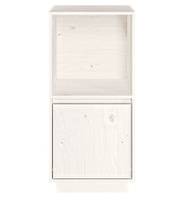 Sideboard Weiß 38x35x80 cm Massivholz Kiefer