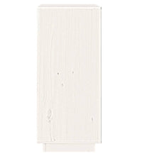 Sideboard Weiß 38x35x80 cm Massivholz Kiefer