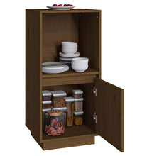 Sideboard Honigbraun 38x35x80 cm Massivholz Kiefer