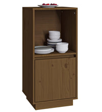 Sideboard Honigbraun 38x35x80 cm Massivholz Kiefer