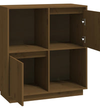 Sideboard Honigbraun 74x35x80 cm Massivholz Kiefer