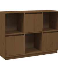 Sideboard Honigbraun 110,5x35x80 cm Massivholz Kiefer