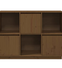 Sideboard Honigbraun 110,5x35x80 cm Massivholz Kiefer