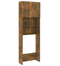 Waschmaschinenschrank Räuchereiche 64x25,5x190 cm