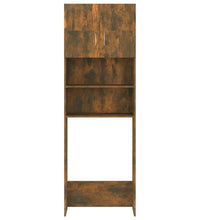 Waschmaschinenschrank Räuchereiche 64x25,5x190 cm