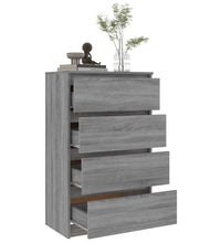 Sideboard Grau Sonoma 60x35x98,5 cm Holzwerkstoff