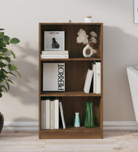 Bücherregal Braun Eiche 60x24x109 cm Holzwerkstoff
