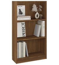 Bücherregal Braun Eiche 60x24x109 cm Holzwerkstoff