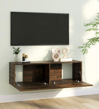 TV-Wandschrank Räuchereiche 100x30x30 cm Holzwerkstoff