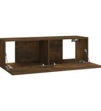 TV-Wandschrank Räuchereiche 100x30x30 cm Holzwerkstoff