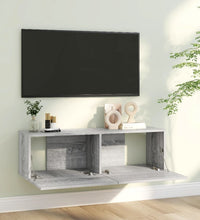 TV-Wandschrank Grau Sonoma 100x30x30 cm Holzwerkstoff