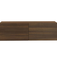 TV-Wandschrank Braun Eiche 100x30x30 cm Holzwerkstoff