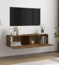 TV-Wandschrank Räuchereiche 120x30x30 cm Holzwerkstoff