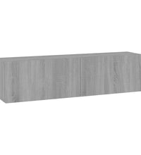 TV-Wandschrank Grau Sonoma 120x30x30 cm Holzwerkstoff