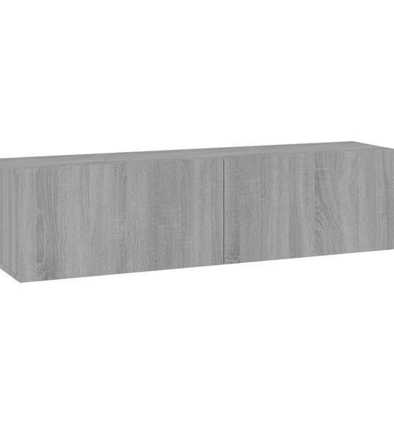 TV-Wandschrank Grau Sonoma 120x30x30 cm Holzwerkstoff