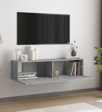 TV-Wandschrank Grau Sonoma 120x30x30 cm Holzwerkstoff