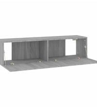 TV-Wandschrank Grau Sonoma 120x30x30 cm Holzwerkstoff