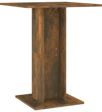 Bistrotisch Räuchereiche 60x60x75 cm Holzwerkstoff
