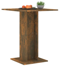Bistrotisch Räuchereiche 60x60x75 cm Holzwerkstoff