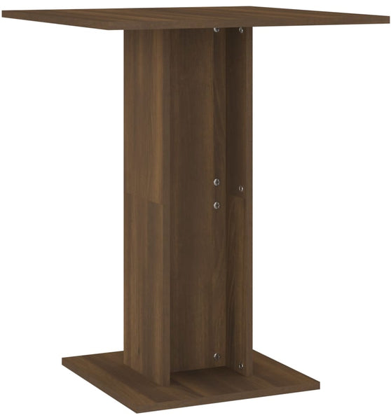Bistrotisch Braun Eichen-Optik 60x60x75 cm Holzwerkstoff