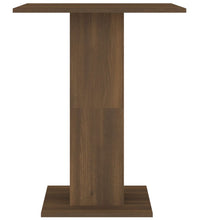 Bistrotisch Braun Eichen-Optik 60x60x75 cm Holzwerkstoff