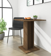 Bistrotisch Braun Eichen-Optik 60x60x75 cm Holzwerkstoff