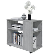 Beistelltisch Grau Sonoma 70x35x55 cm Holzwerkstoff