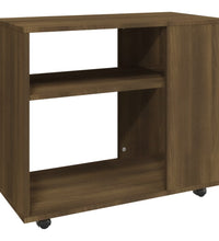 Beistelltisch Braun Eiche 70x35x55 cm Holzwerkstoff