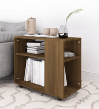 Beistelltisch Braun Eiche 70x35x55 cm Holzwerkstoff