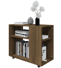 Beistelltisch Braun Eiche 70x35x55 cm Holzwerkstoff