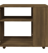 Beistelltisch Braun Eiche 70x35x55 cm Holzwerkstoff