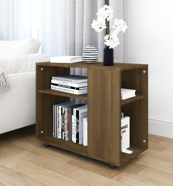Beistelltisch Braun Eiche 70x35x55 cm Holzwerkstoff
