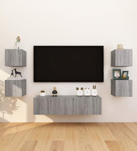 TV-Wandschrank Grau Sonoma 30,5x30x30 cm