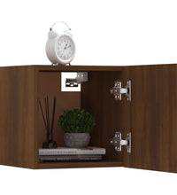 TV-Wandschrank Braun Eiche 30,5x30x30 cm