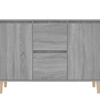 Sideboard Grau Sonoma-Eiche 103,5x35x70 cm Holzwerkstoff