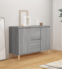 Sideboard Grau Sonoma-Eiche 103,5x35x70 cm Holzwerkstoff